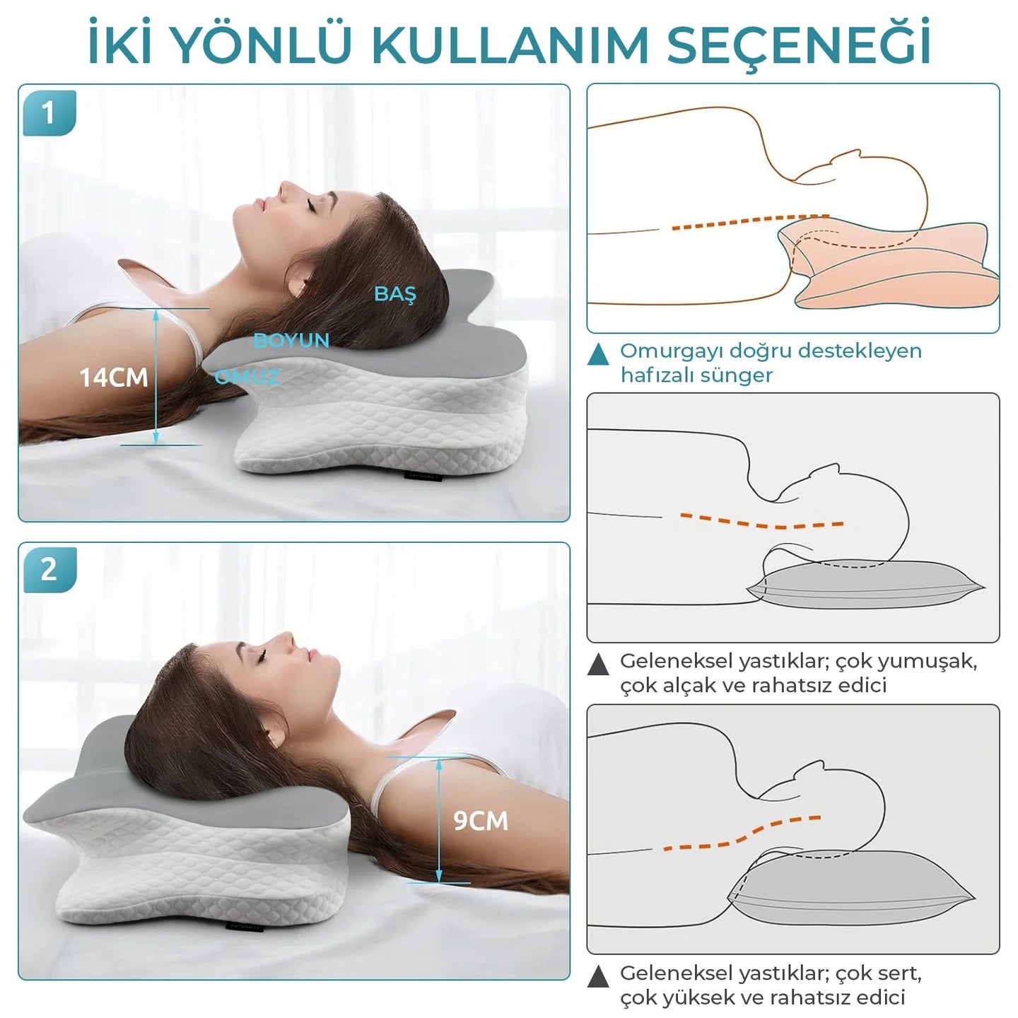 Ortopedik Visco Yastık