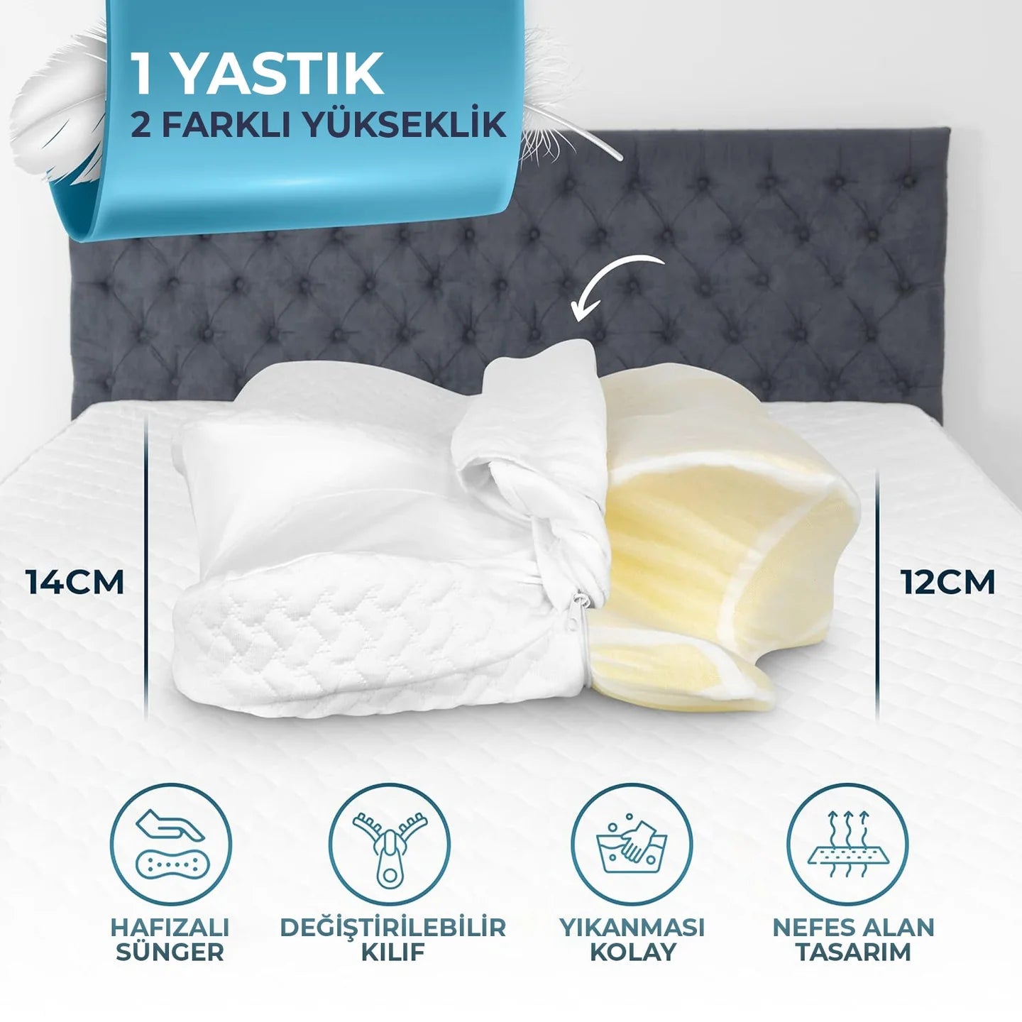Ortopedik Visco Yastık