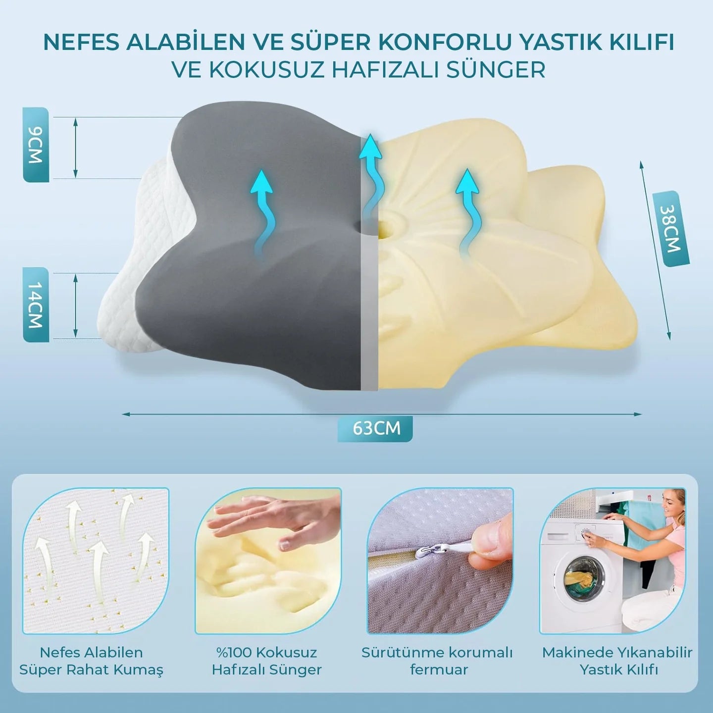Ortopedik Visco Yastık